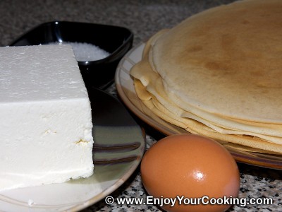 Crepes with Fresh Cheese Recipe: Step 1