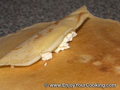 Crepes with Fresh Cheese Recipe: Step 4