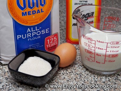 Russian Kefir Pancakes (Oladi) Recipe: Step 1