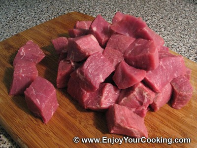 Beef Stew with Carrots and Bell Pepper: Step 2