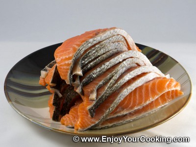 Fast Salted Salmon Recipe: Step 2
