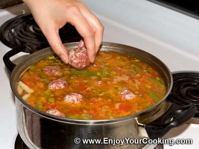 Meatballs Soup Recipe: Step 11