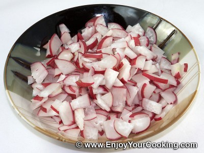 Radish and Soft Cheese Salad Recipe: Step 4