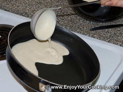 Crêpes (Thin Pancakes) Recipe: Step 5b