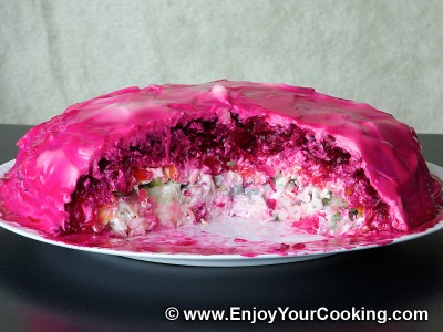 Herring Under Fur Coat (Herring Salad) Recipe: Step 10