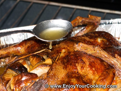 duck with apples and prunes