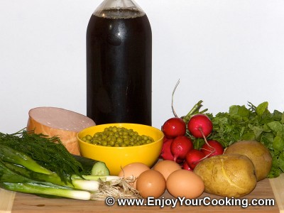 Okroshka Recipe: Step 1