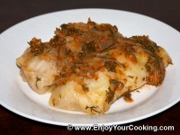 Cabbage Rolls in Tomato Dill Sauce