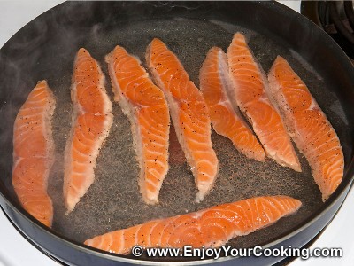 Salmon under Capers and Dill Sauce Recipe: Step 13