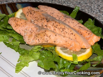Salmon under Capers and Dill Sauce Recipe: Step 16