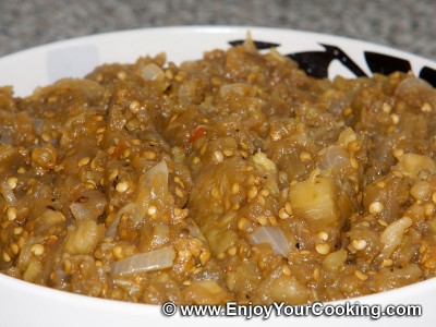 Eggplant Paste (Aubergine Paste) Recipe: Step 13