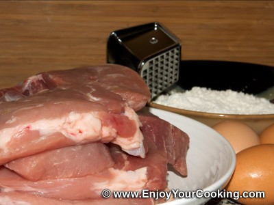 Pork Schnitzels Recipe: Step 1