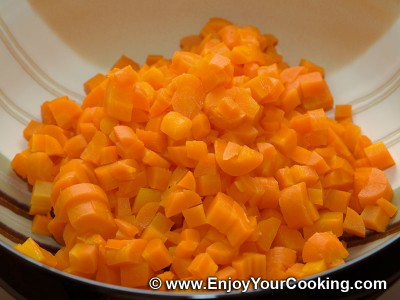 Carrots and Stewed Mushrooms Salad Recipe: Step 7