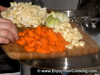 Lenten Borscht with Mushroom Dumplings Recipe: Step 12