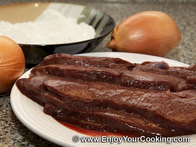 Fried Beef Liver with Onions Recipe: Step 1