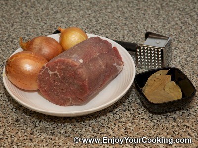 Stewed Beef with Onions Recipe: Step 1