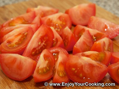 Tomatoes and Cucumbers Summer Salad Recipe: Step 2