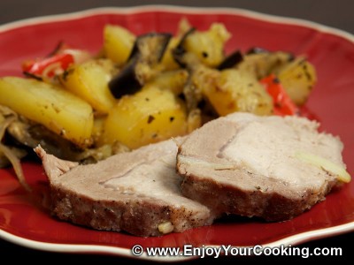 Pork Roast with Garlic