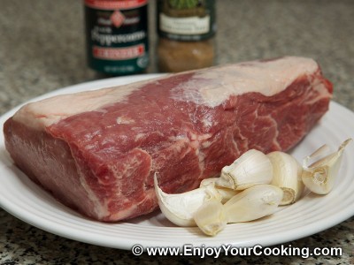 Pork Roast with Garlic Recipe: Step 1