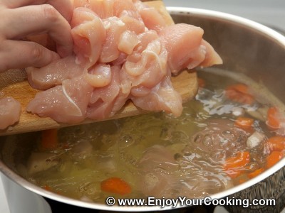Soup Puree with Broccoli and Chicken Recipe: Step 5