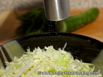 Cabbage and Cucumber Salad Recipe: Step 3