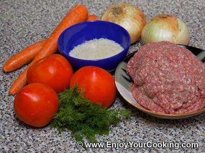 Meatballs with Carrot-Tomato Sauce Recipe: Step 1