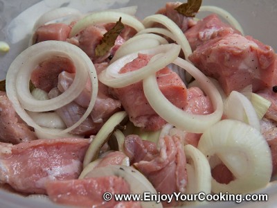 Veal Shish Kebab with Onions Recipe: Step 7