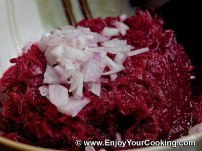 Beet Salad with Prunes and Walnuts Recipe: Step 5