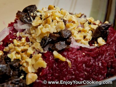 Beet Salad with Prunes and Walnuts Recipe: Step 9