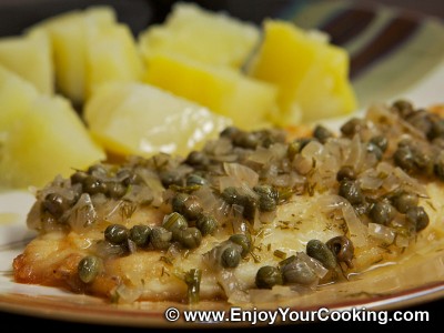 Wine, Butter and Capers Sauce for Fish Recipe: Step 11