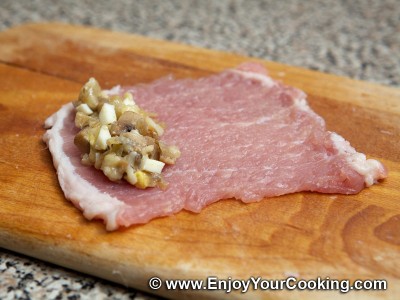 Stuffed Pork Rolls with Mushrooms (Kruchenyky) Recipe: Step 9b