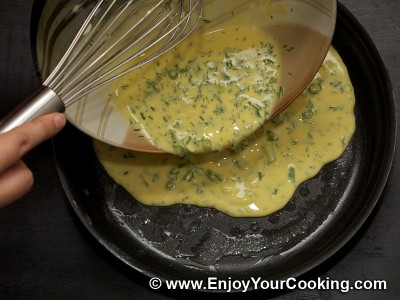 Omelette with Sour Cream and Cheese Recipe: Step 5