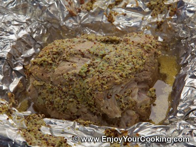 Veal Roast with Mustard and Garlic Recipe: Step 10