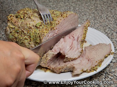 Veal Roast with Mustard and Garlic Recipe: Step 11