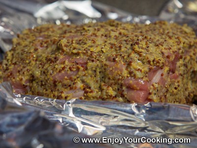 Veal Roast with Mustard and Garlic Recipe: Step 8