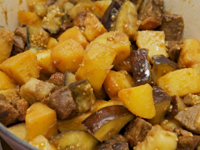 Duck Stewed with Potato and Eggplants Recipe: Step 12