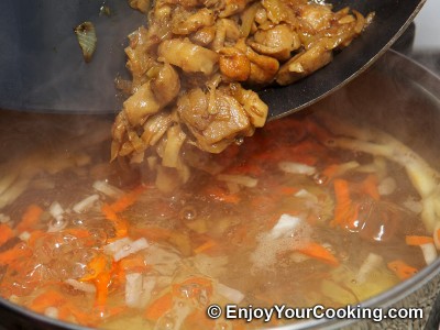 Russian Lenten Mushroom Soup Recipe: Step 10