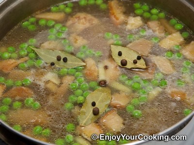 Russian Lenten Mushroom Soup Recipe: Step 13