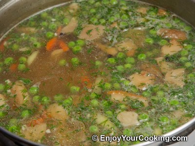 Russian Lenten Mushroom Soup Recipe: Step 16