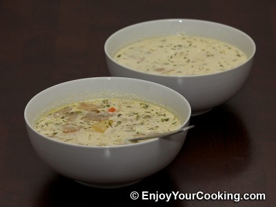 Russian Lenten Mushroom Soup Recipe: Step 17