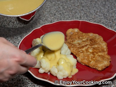 Boiled Cauliflower with White Sauce Recipe: Step 16