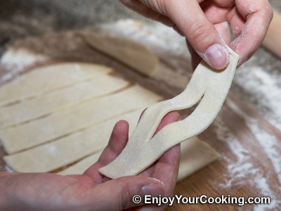 Khrustyky Pastry (Hvorost) Recipe: Step 11b