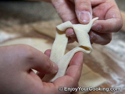 Khrustyky Pastry (Hvorost) Recipe: Step 11c