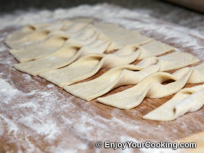 Khrustyky Pastry (Hvorost) Recipe: Step 11e