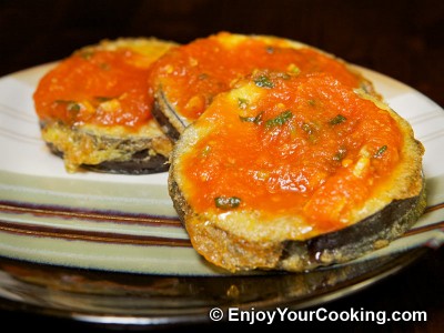Eggplants with Tomato Basil Sauce and Parmesan Recipe: Step 13
