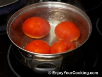Boil tomatoes