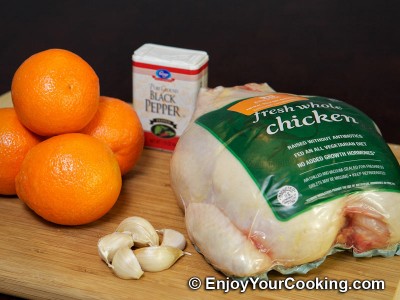 Whole Chicken Roast with Oranges Recipe: Step 1