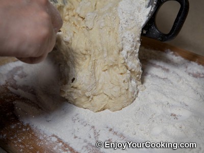 Dumpling Dough with Milk and Egg: Step 10