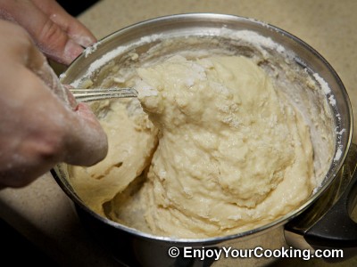 Dumpling Dough with Milk and Egg: Step 9