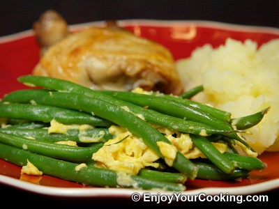 String Beans Fried with Eggs Recipe: Step 10
